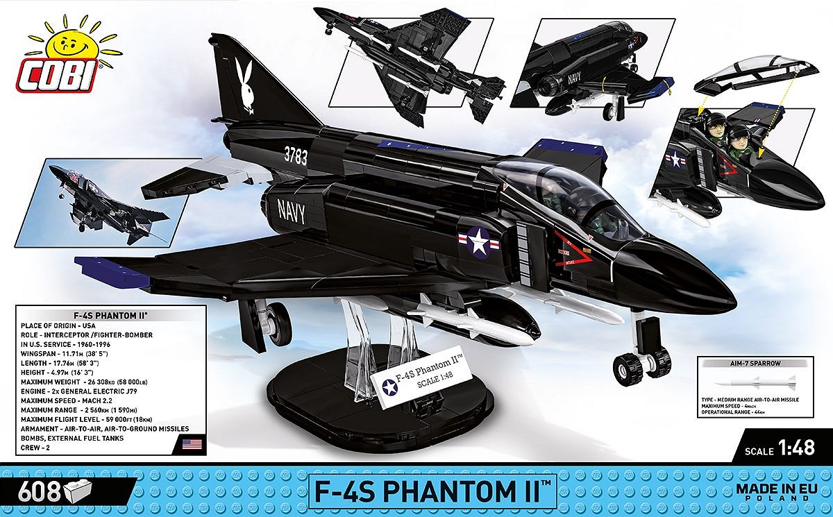 COBI 5897 - F-4 Phantom II (Relaxed Build) - EN - View #3